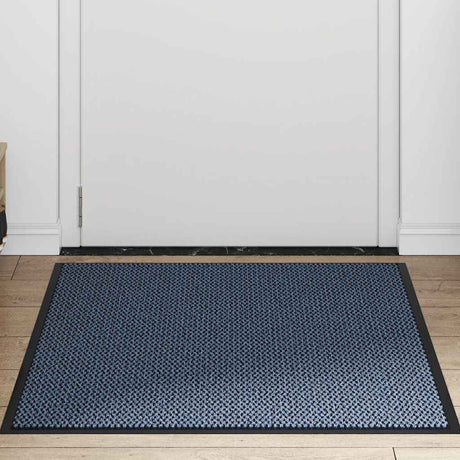 Vidaxl deurmat 90x150 cm blauw