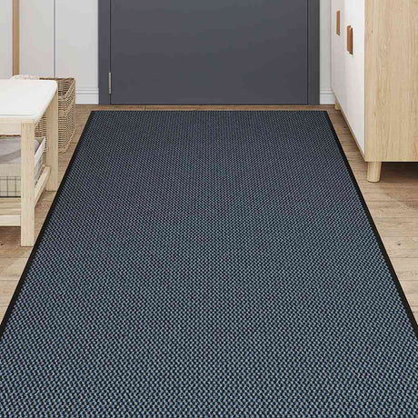 Vidaxl deurmat 115x300 cm blauw