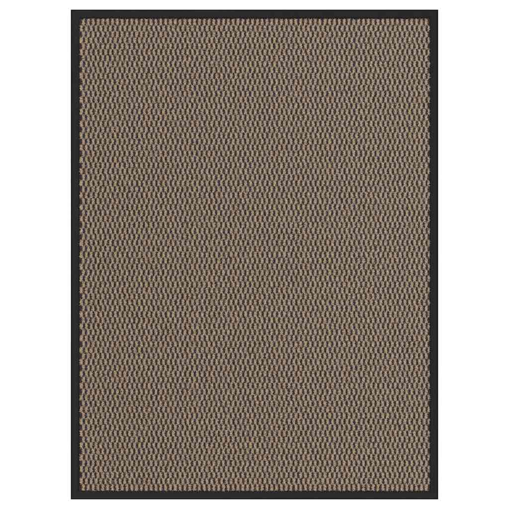 Vidaxl deurmat 90x120 cm bruin