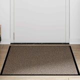 Vidaxl deurmat 90x120 cm bruin