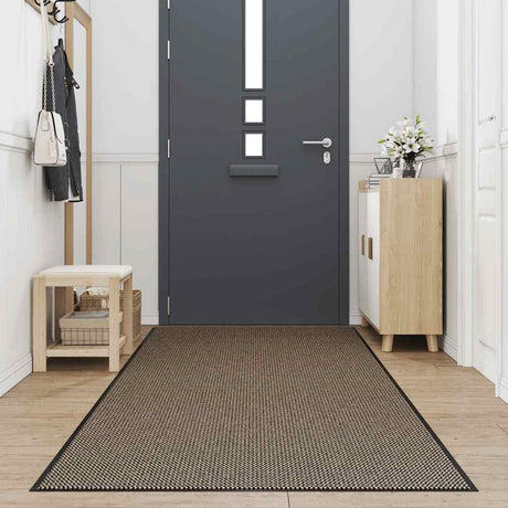 Vidaxl deurmat 115x300 cm bruin