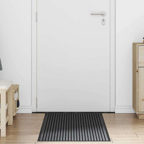 Vidaxl deurmat zwart 60 x 150 cm polypropyleen