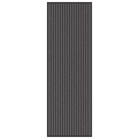 Vidaxl deurmat zwart 60 x 180 cm polypropyleen