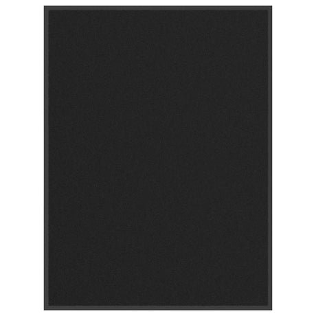 Vidaxl deurmat 90x120 cm zwart