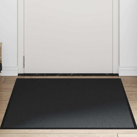 Vidaxl deurmat 90x150 cm zwart