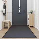 Vidaxl deurmat 115x300 cm antracietkleurig