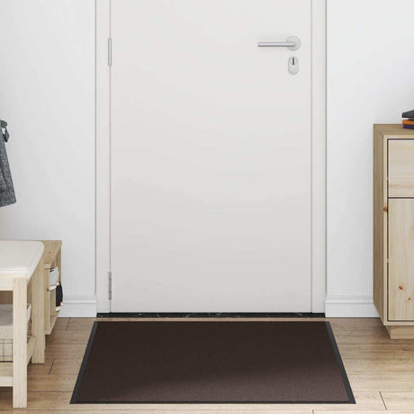 Vidaxl deurmat 90x120 cm bruin