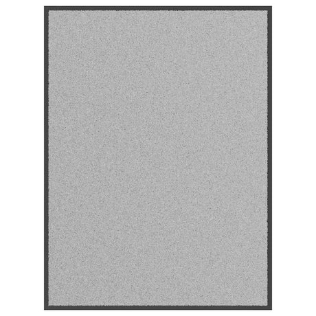 Vidaxl deurmat 90x120 cm grijs