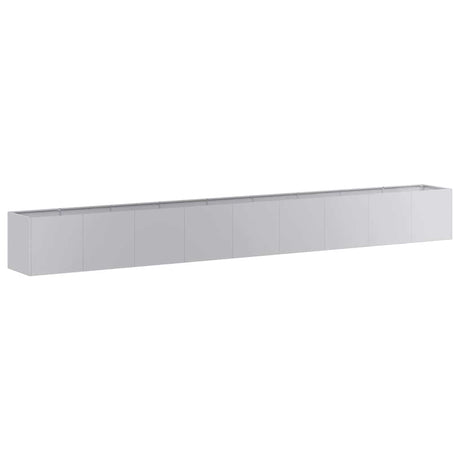Vidaxl plantenbak 360x40x40 cm gegalvaniseerd staal