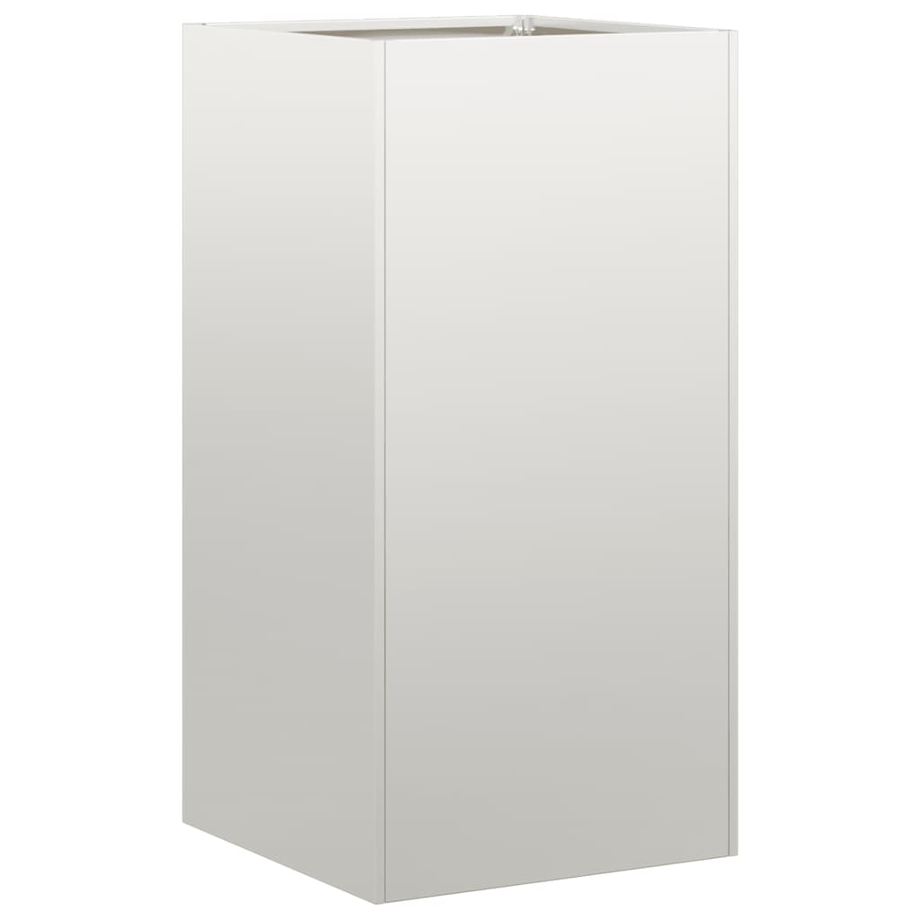 Vidaxl plantenbak 40x40x80 cm roestvrij staal