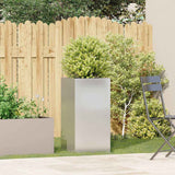 Vidaxl plantenbak 40x40x80 cm roestvrij staal