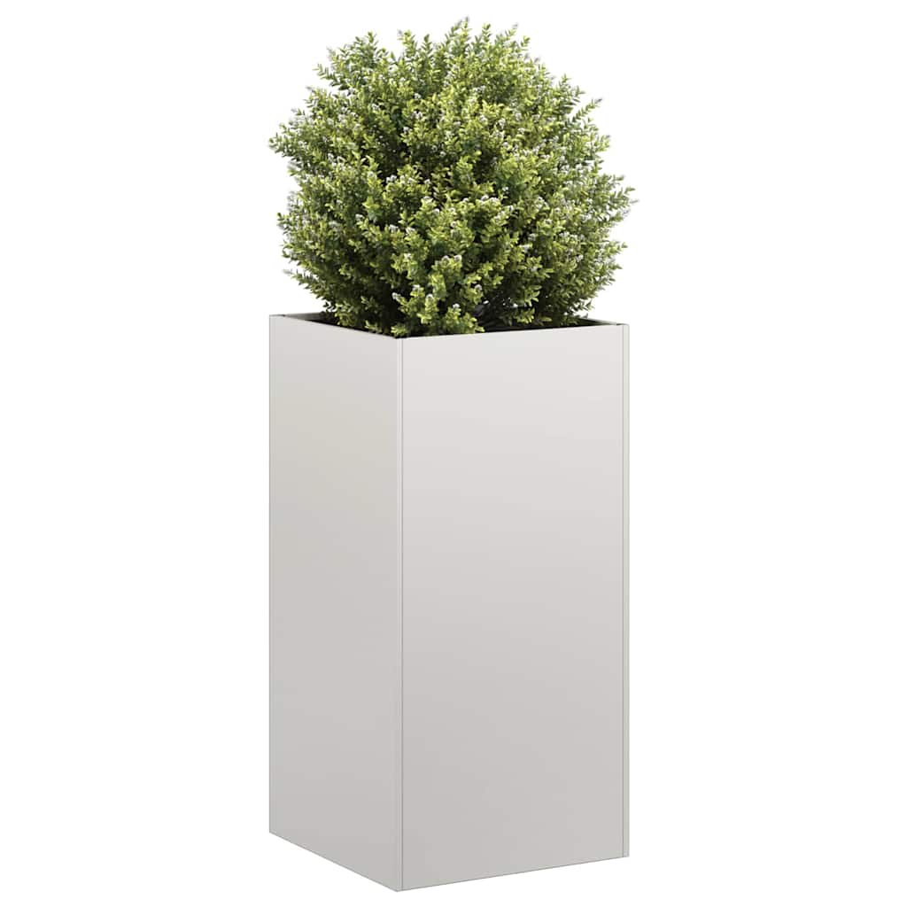 Vidaxl plantenbak 40x40x80 cm roestvrij staal