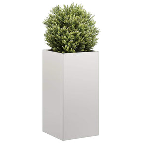 Vidaxl plantenbak 40x40x80 cm roestvrij staal
