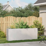 Vidaxl plantenbak 200x40x80 cm roestvrij staal