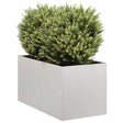 Vidaxl plantenbak 40x80x40 cm roestvrij staal