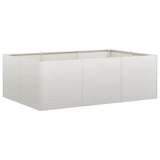 Vidaxl plantenbak 120x80x40 cm roestvrij staal