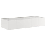 Vidaxl plantenbak 200x80x40 cm roestvrij staal