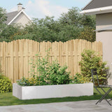 Vidaxl plantenbak 200x80x40 cm roestvrij staal