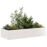Vidaxl plantenbak 200x80x40 cm roestvrij staal