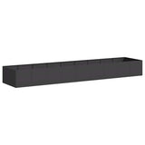 Vidaxl plantenbak 360x80x40 cm staal zwart