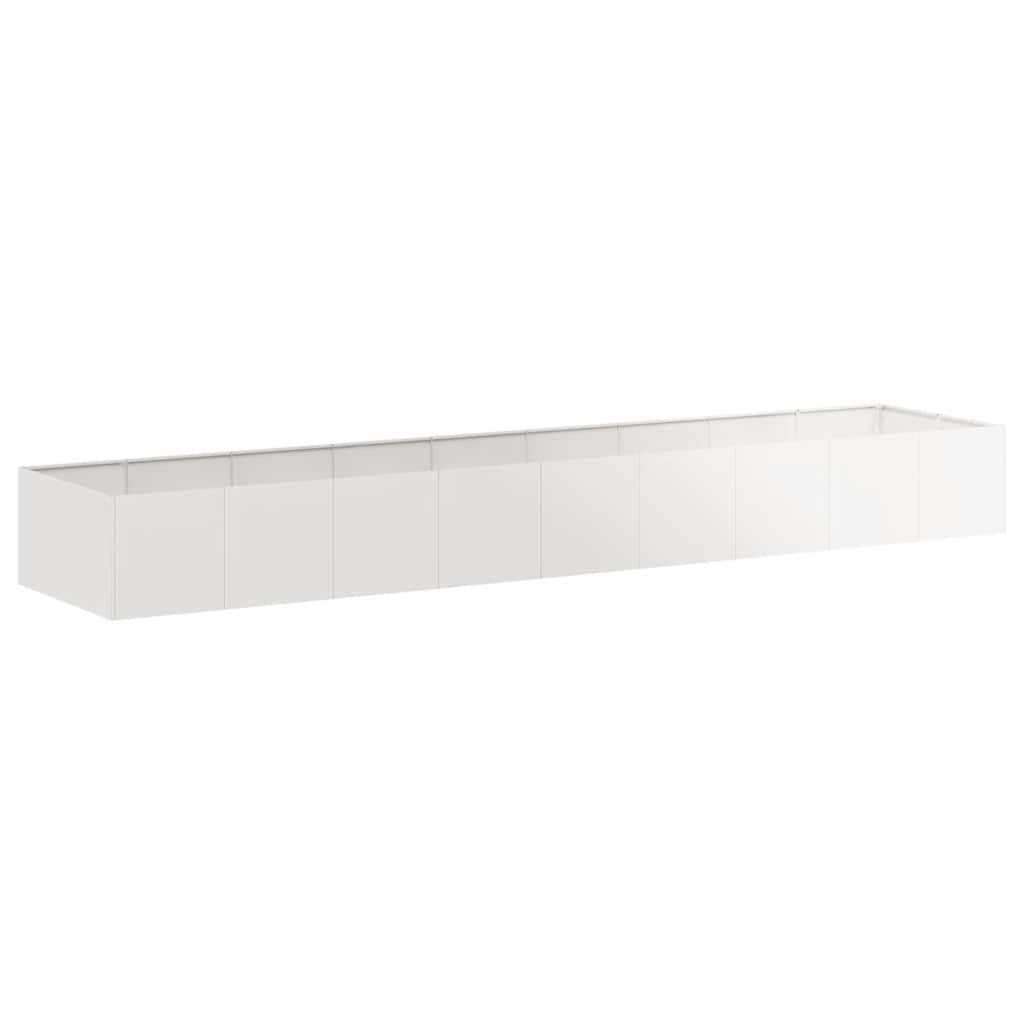 Vidaxl plantenbak 360x80x40 cm roestvrij staal