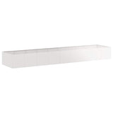 Vidaxl plantenbak 360x80x40 cm roestvrij staal