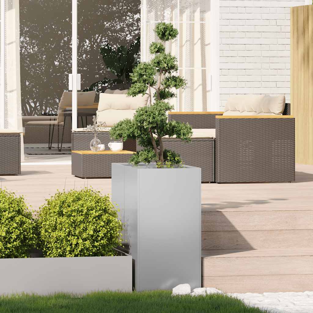 Vidaxl plantenbak 40x80x80 cm gegalvaniseerd staal
