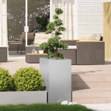 Vidaxl plantenbak 40x80x80 cm gegalvaniseerd staal