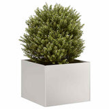 Vidaxl plantenbak 40x40x30 cm roestvrij staal