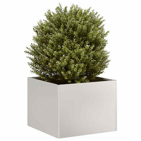 Vidaxl plantenbak 40x40x30 cm roestvrij staal
