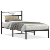 Vidaxl bedframe zonder matras hout sonoma eikenkleurig 90x200 cm