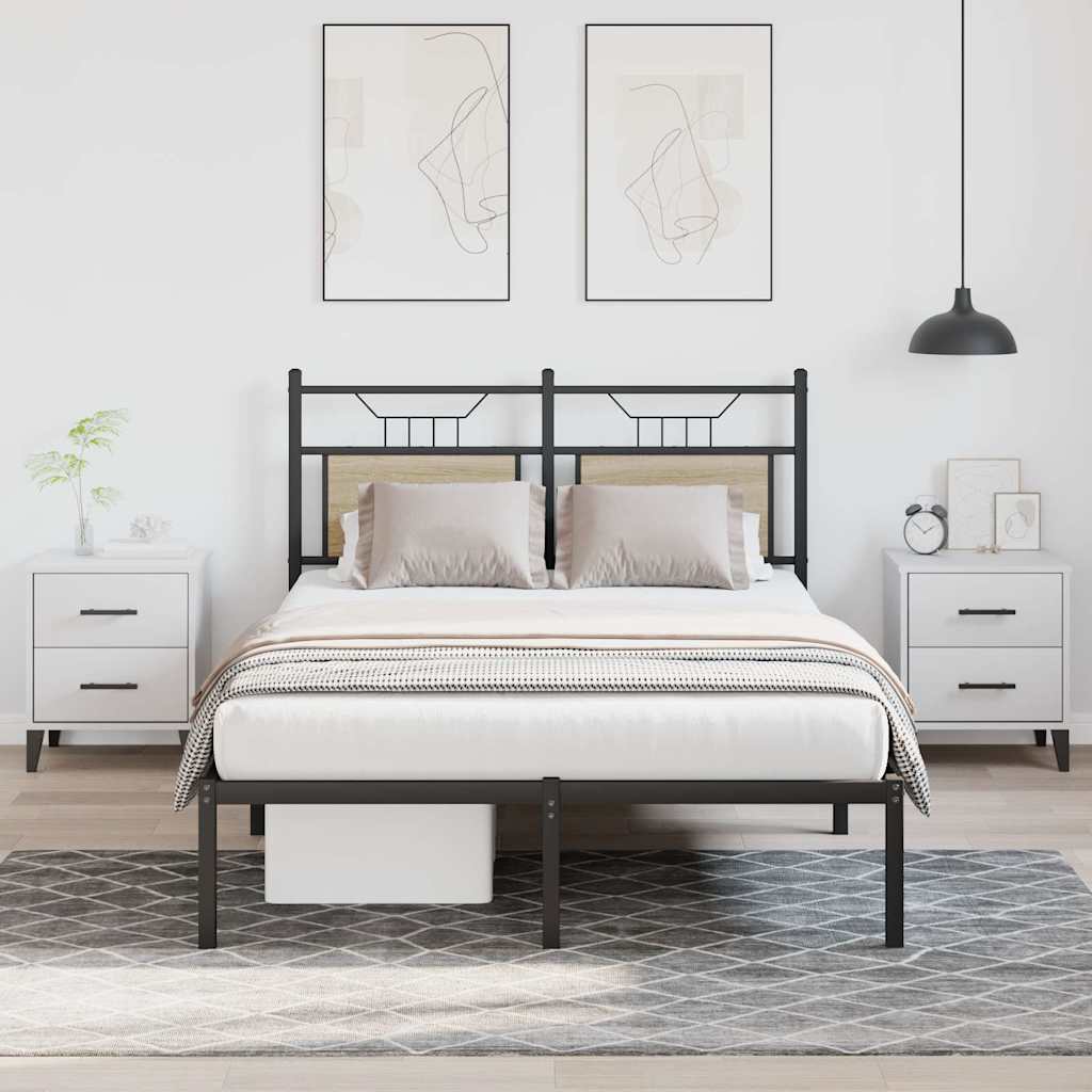 Vidaxl bedframe zonder matras hout sonoma eikenkleurig 120x200 cm