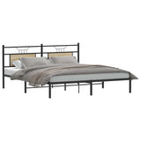 Vidaxl bedframe zonder matras hout sonoma eikenkleurig 160x200 cm