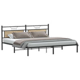 Vidaxl bedframe zonder matras 193x203cm spaanplaat sonoma eikenkleurig
