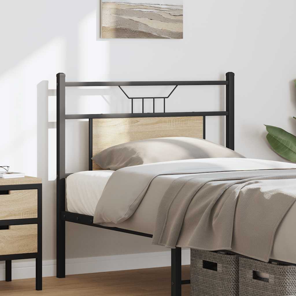 Vidaxl vervangend hoofdbord 90 cm spaanplaat sonoma eikenkleurig