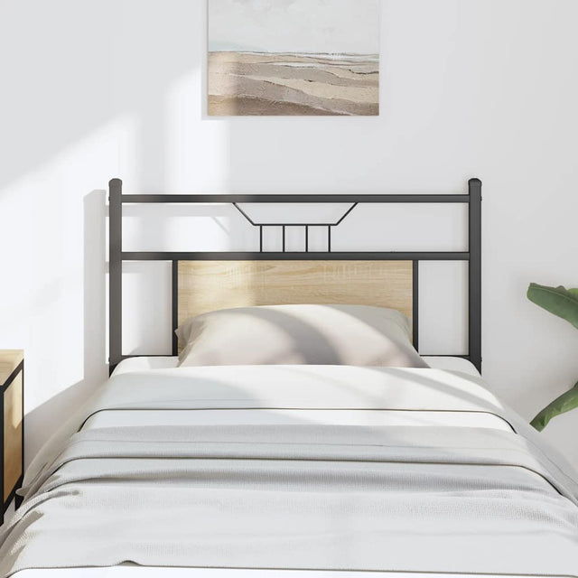 Vidaxl vervangend hoofdbord 90 cm spaanplaat sonoma eikenkleurig