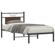 Vidaxl bedframe zonder matras bewerkt hout bruin eikenkleur 90x200 cm