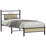 Vidaxl bedframe zonder matras hout sonoma eikenkleurig 90x200 cm
