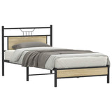 Vidaxl bedframe zonder matras hout sonoma eikenkleurig 100x200 cm