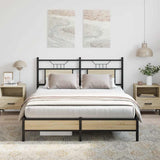 Vidaxl bedframe zonder matras hout sonoma eikenkleurig 140x200 cm