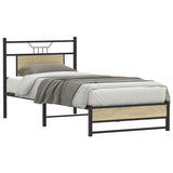 Vidaxl bedframe zonder matras hout sonoma eikenkleurig 90x200 cm