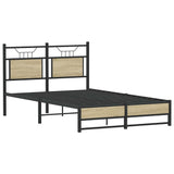 Vidaxl bedframe zonder matras hout sonoma eikenkleurig 120x200 cm