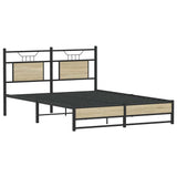 Vidaxl bedframe zonder matras hout sonoma eikenkleurig 140x200 cm