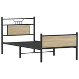 Vidaxl bedframe zonder matras hout sonoma eikenkleurig 90x190 cm