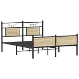 Vidaxl bedframe zonder matras hout sonoma eikenkleurig 140x190 cm