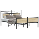Vidaxl bedframe zonder matras hout sonoma eikenkleurig 150x200 cm