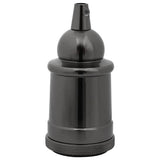 Vidaxl lamphouders 2 st glanzend zwart e27