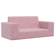 Vidaxl kinderbank 2-zits zacht pluche roze