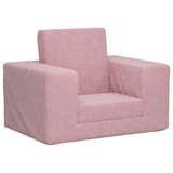 Vidaxl kinderslaapbank zacht pluche roze