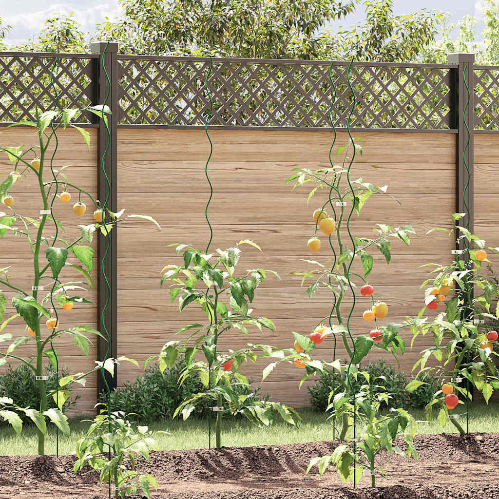 Vidaxl plantondersteuning 20 pcs groen 110 x 0.6 x 0.6 cm staal
